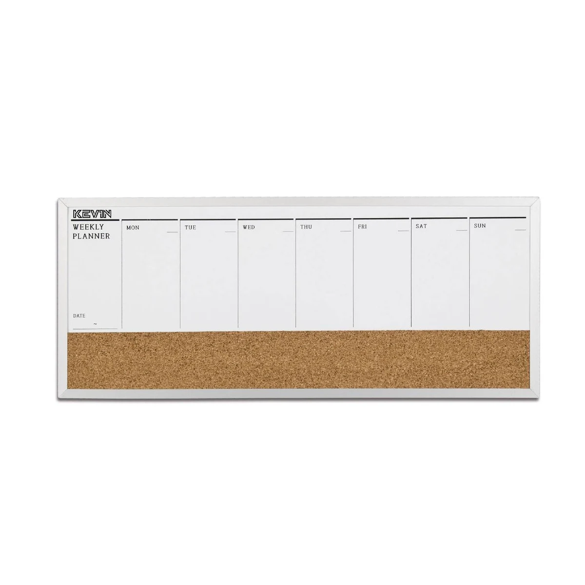 Magnetic Aluminum Frame Half Cork Bulletin Weekly Whiteboard 1