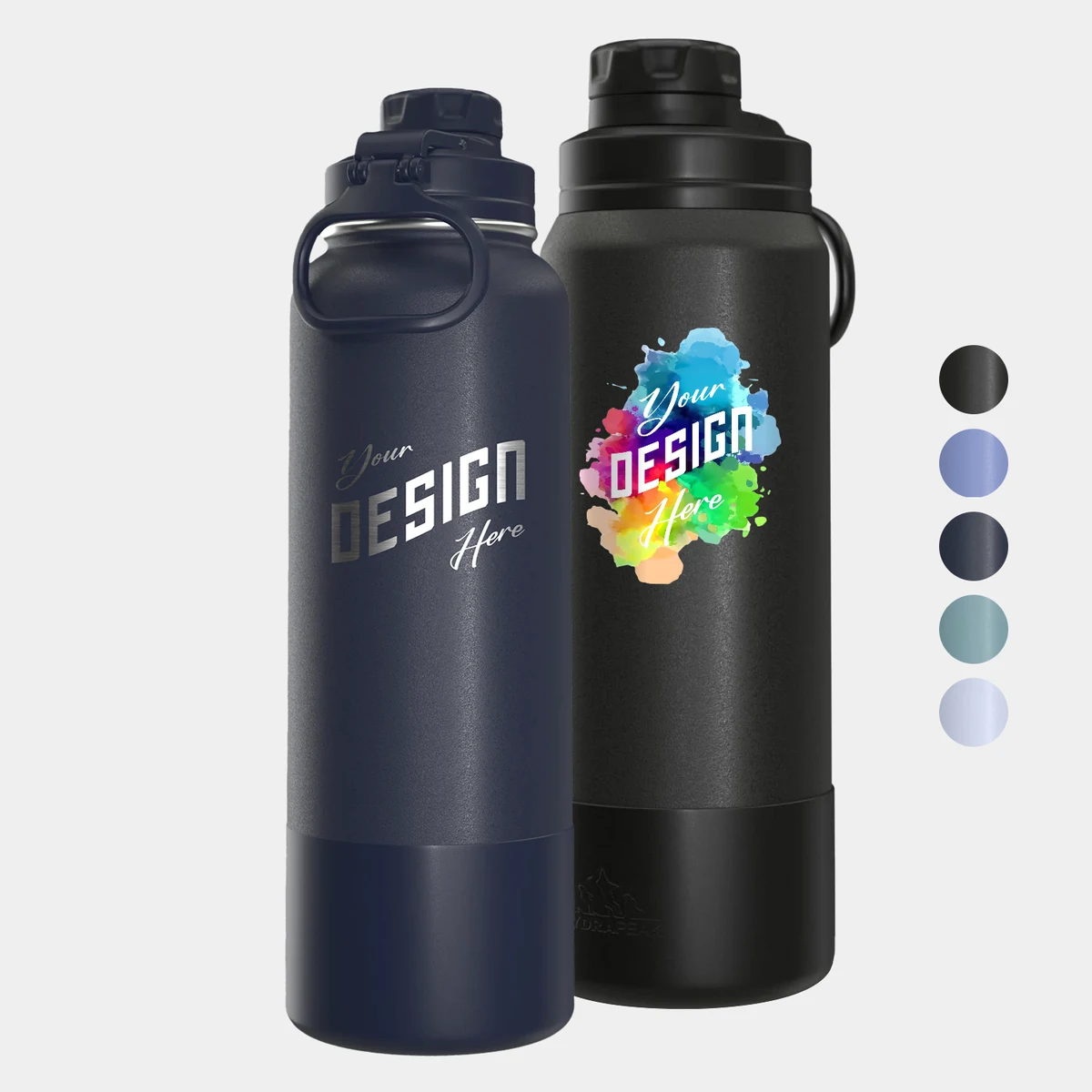 40 oz Hydrapeak® Stainless Steel Insulated Sport Water Bottle, custom water bottle with logo imprint 1