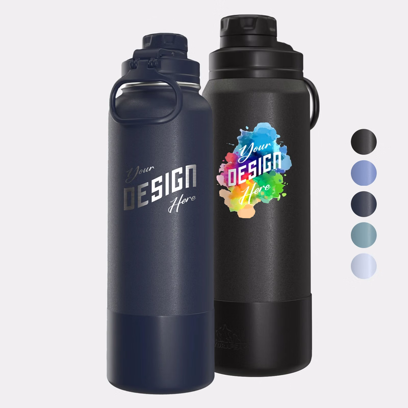 40 oz Hydrapeak® Stainless Steel Insulated Sport Water Bottle