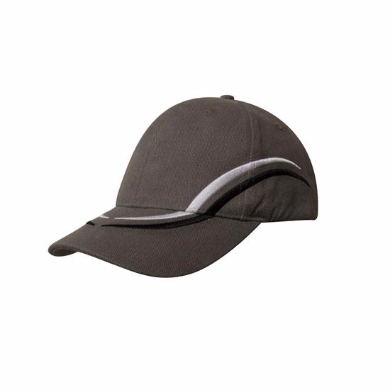 Brushed Heavy Cotton with Curved Embroidery on Crown and Peak