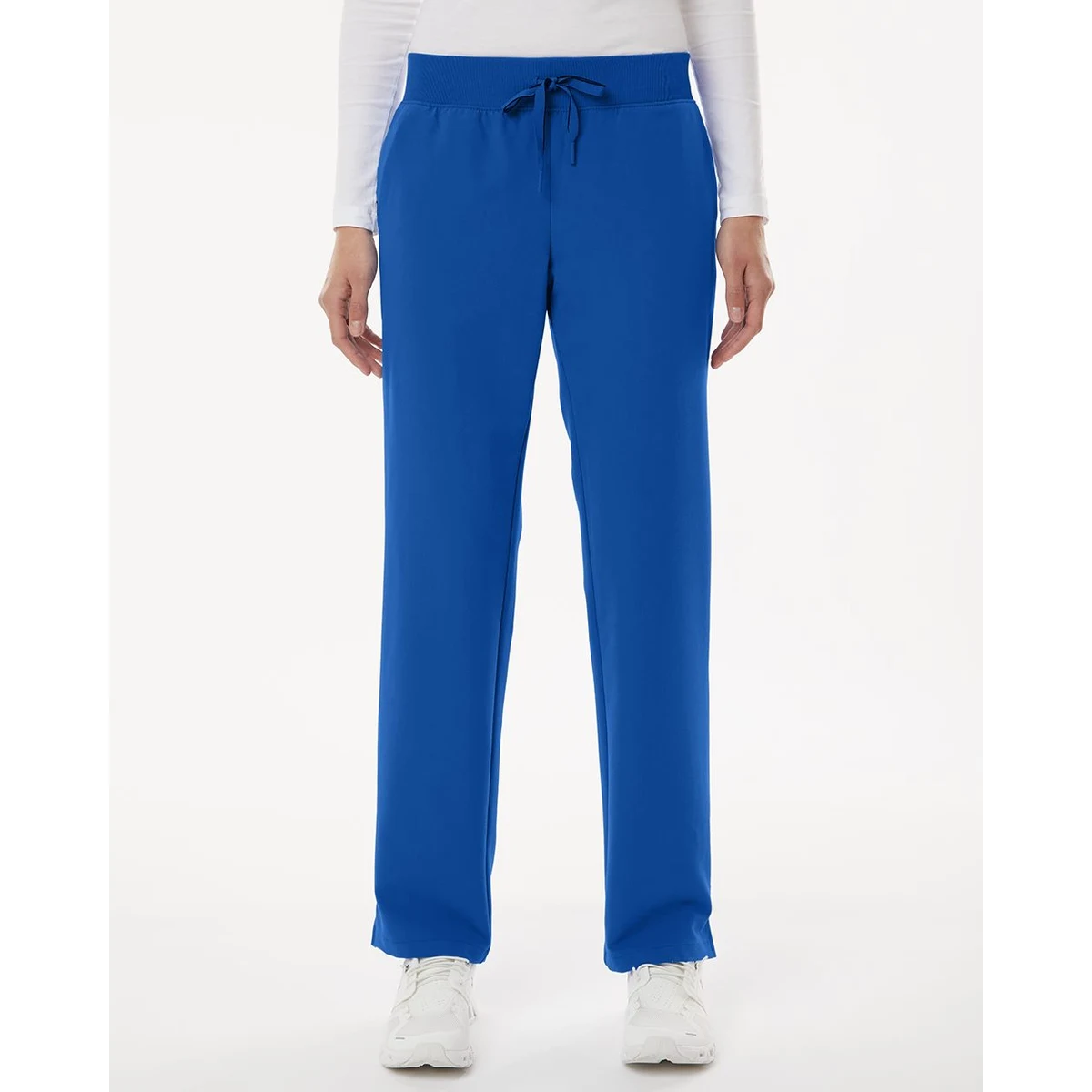 Women's Petite Sizes Xenos Essential Knit-Waist Scrub Pants - W20001P 1
