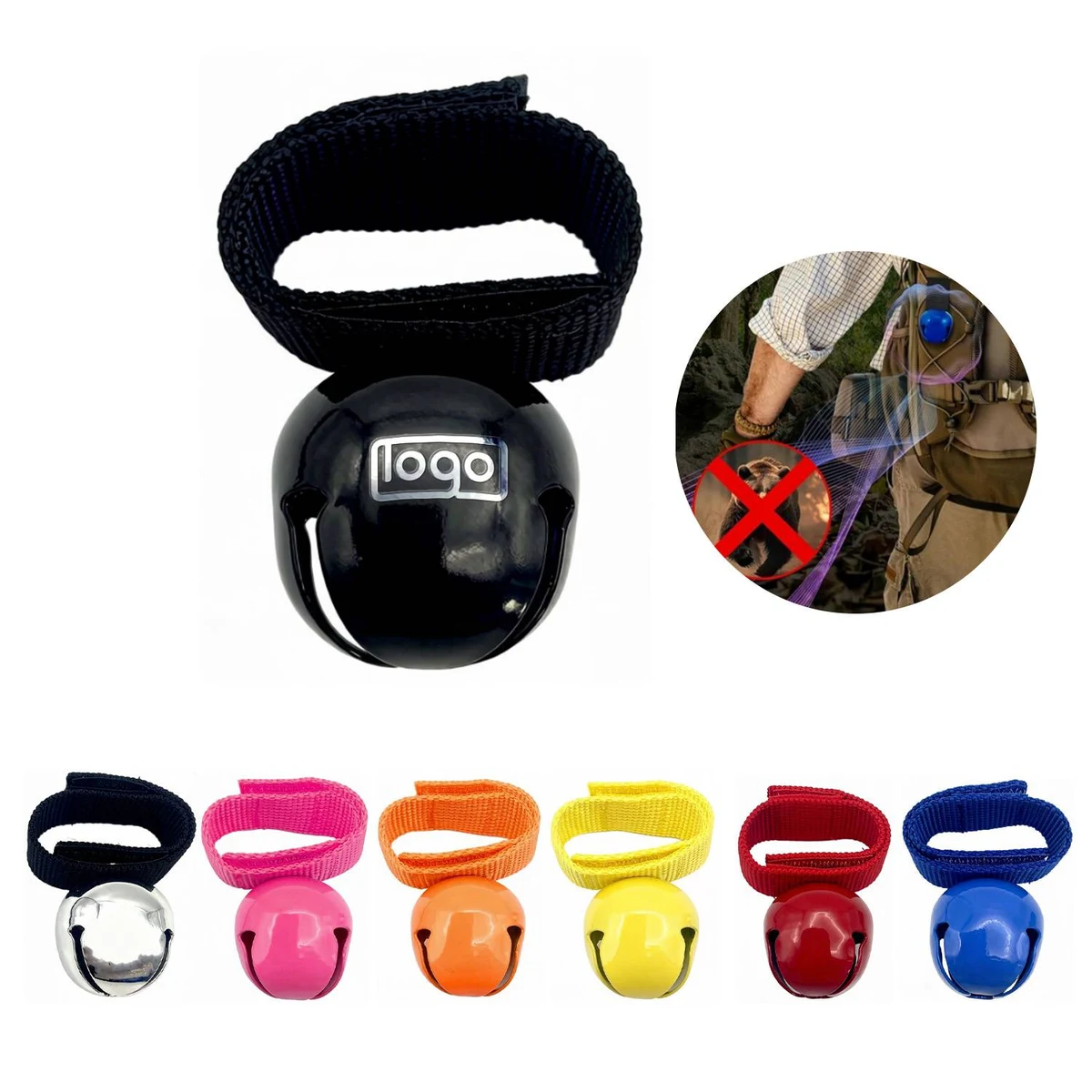Magnetic Silent Bear Warning Bell 1
