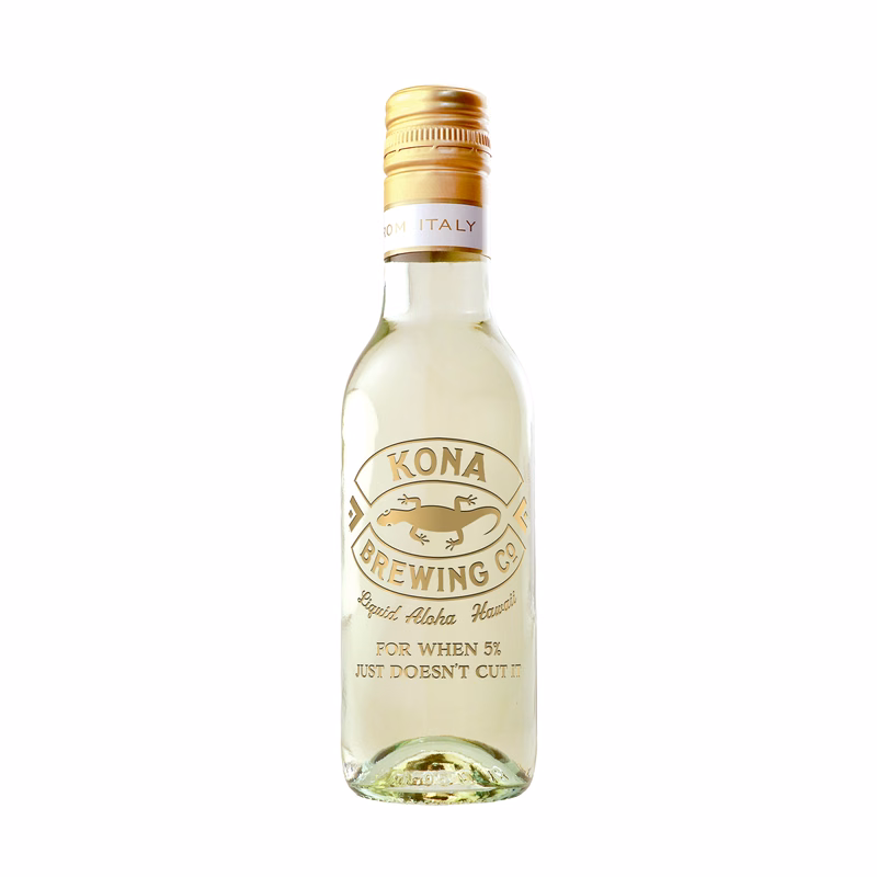 Etched Mini Chardonnay White Wine Bottle