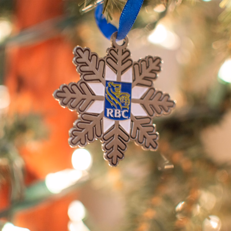 Die Struck Ornaments: 2" W x 2" H