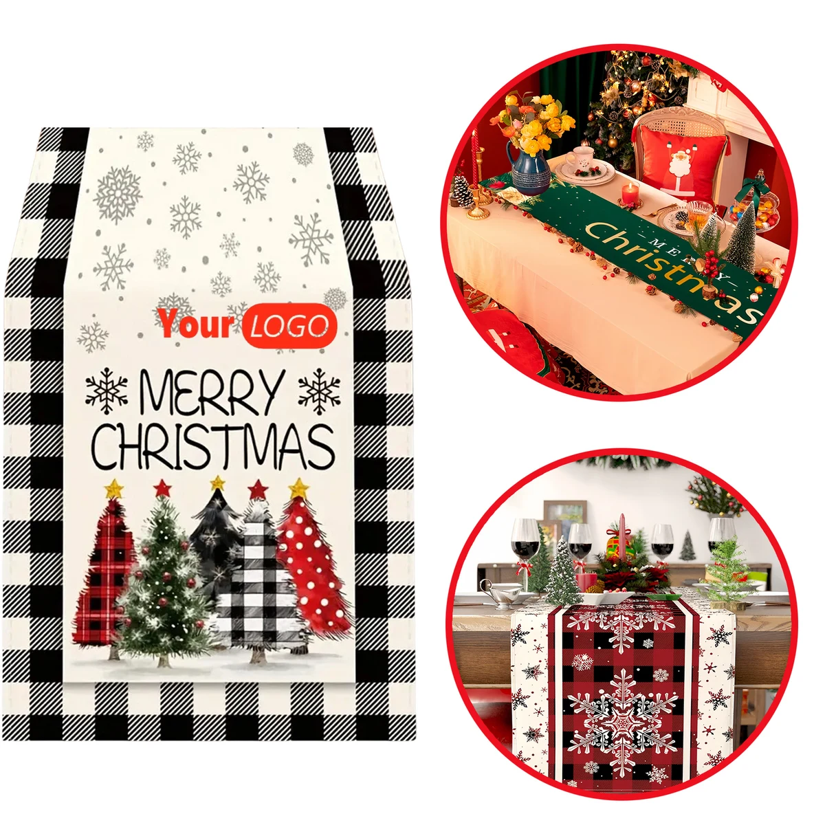 Christmas Household Printed Tablecloth 1
