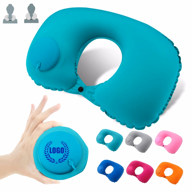 Inflatable U-shaped Pillow Travel Essential