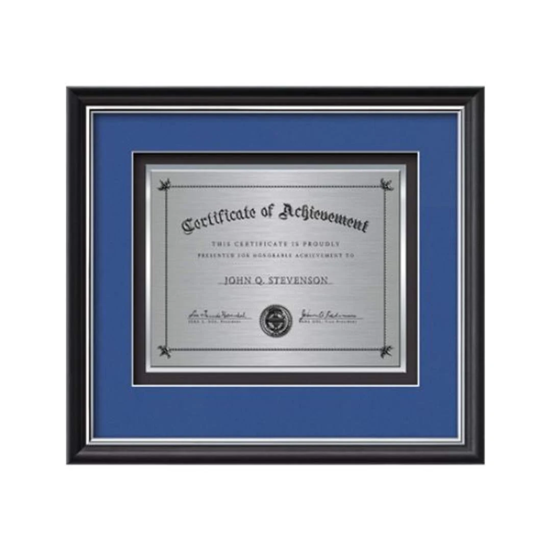 Baron Certificate TexEtch - Black/Silver 1