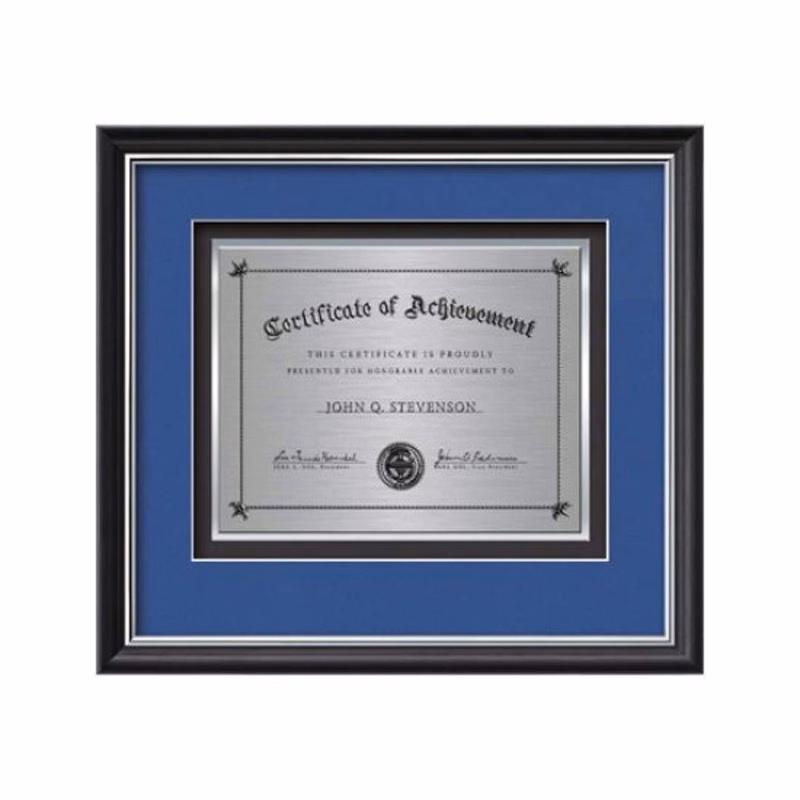 Baron Certificate TexEtch - Black/Silver