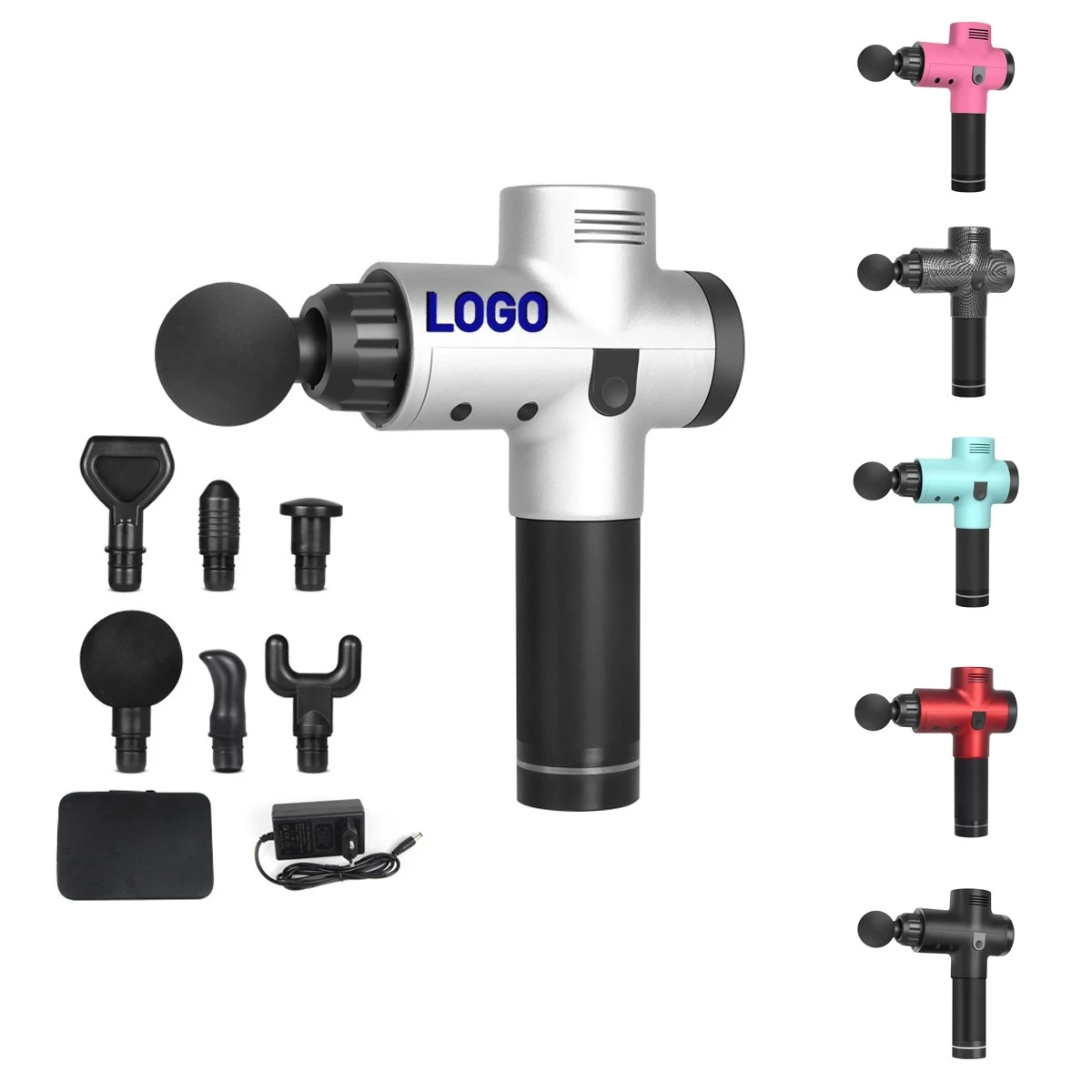 Massage Gun 30 Speeds 6 Heads 1