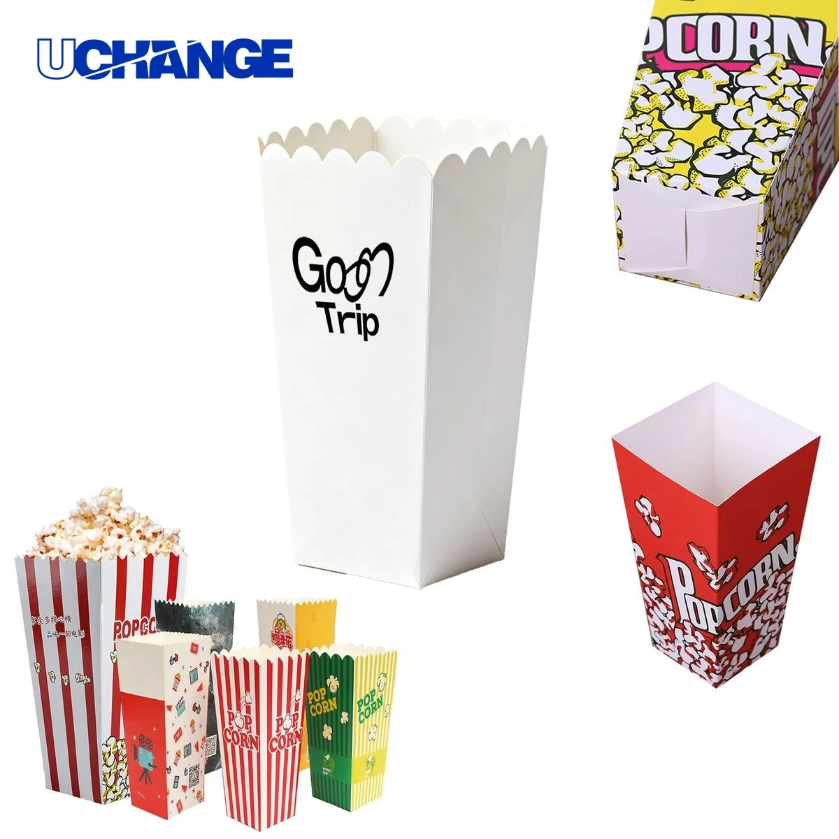 Food Grade Cardboard Popcorn Box 1