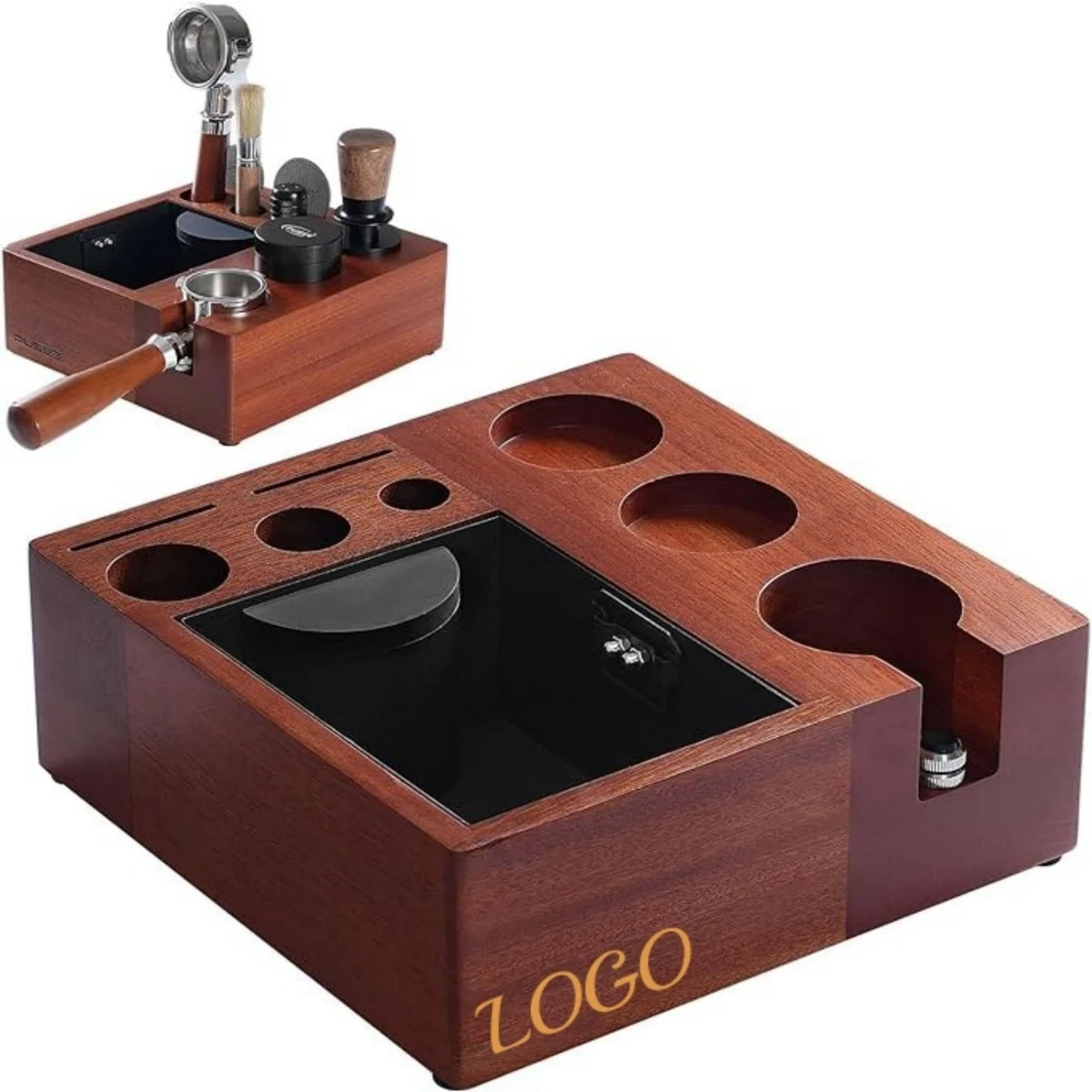 Espresso Knock Box and Tamp Station 1