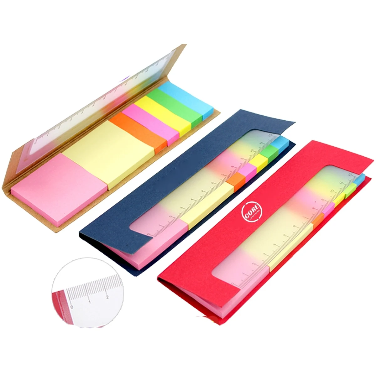 Eco Sticky Notes with Ruler 1