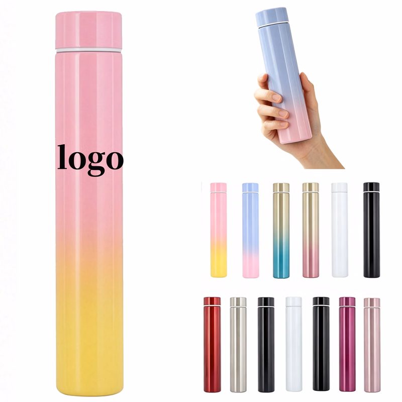 Slim Stainless Steel Insulated Water Bottle