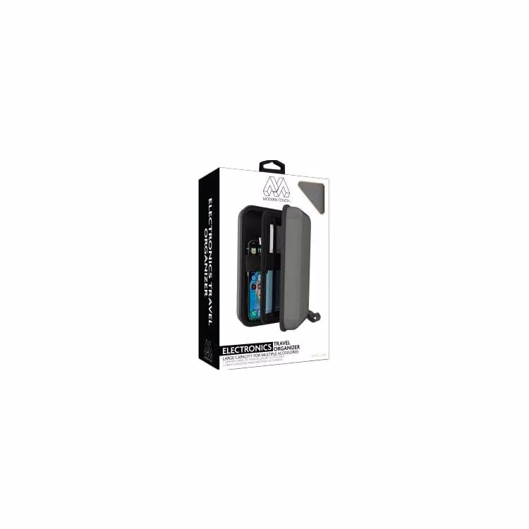 Electronics Travel Case w/ Inner Flap & Divider Heather