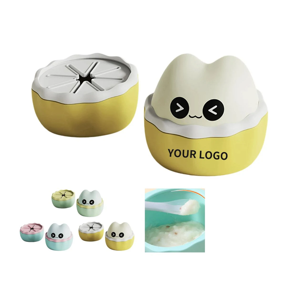 Microwave Safe Silicone Snack Holder 1