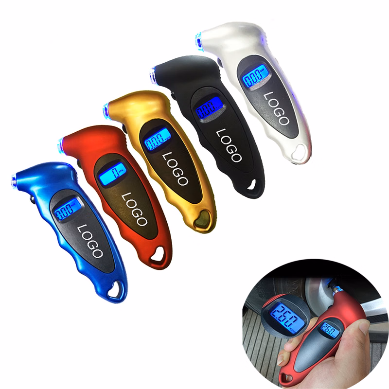 Digital Tire Pressure Gauge 150 PSI with backlit LCD