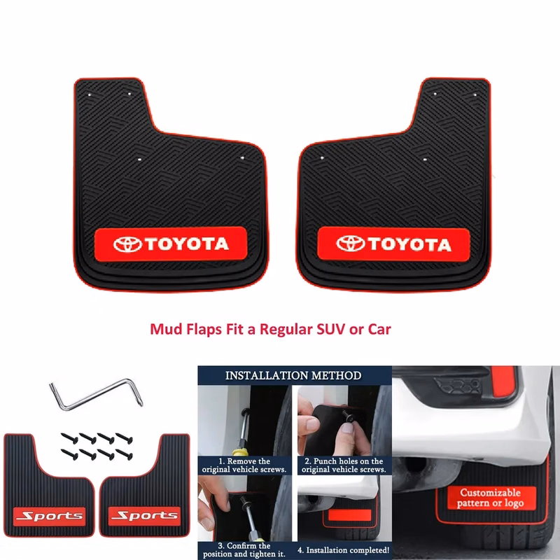 Universal Mud Flaps for SUV or Car -Option B