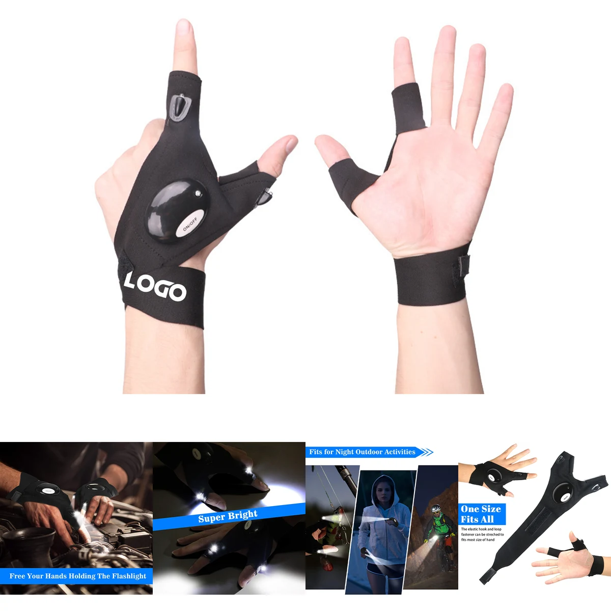 LED Flashlight Gloves 1