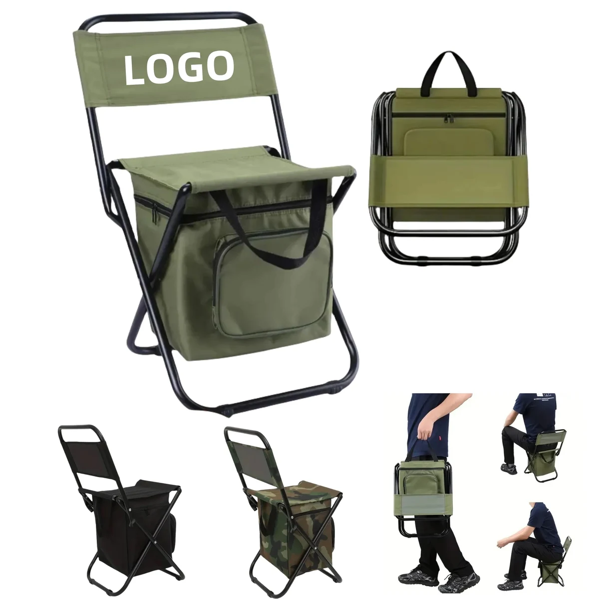 Outdoor Portable Folding Backpack Chair 1