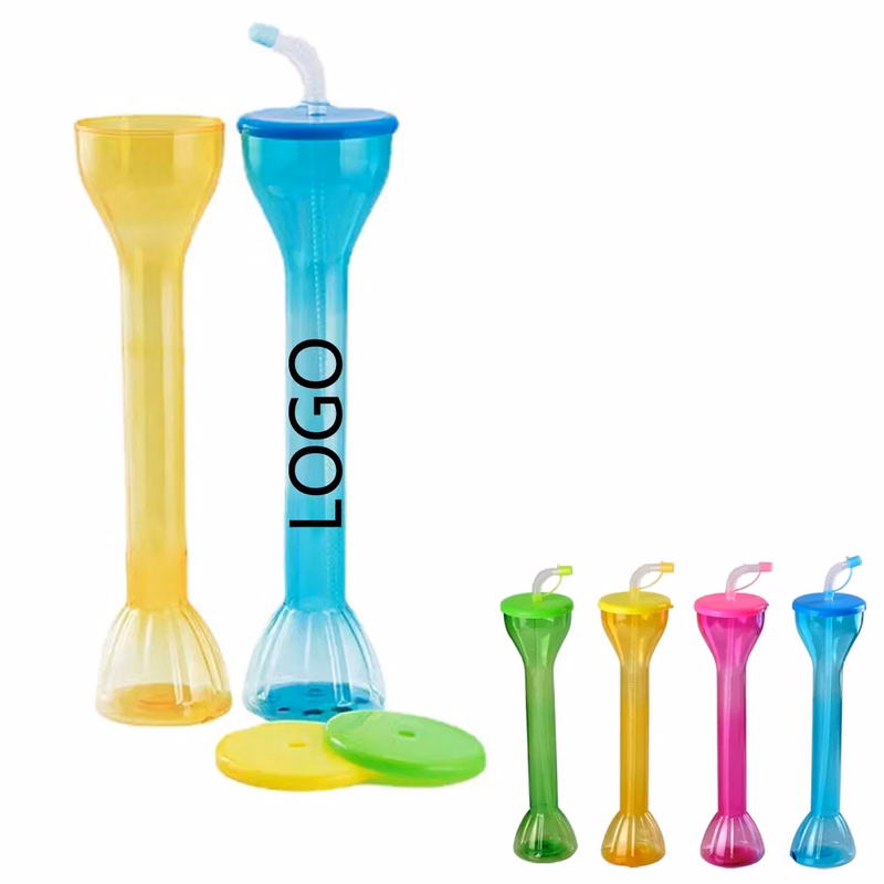 20oz Dumbbell Plastic Party Glass Slush Cups