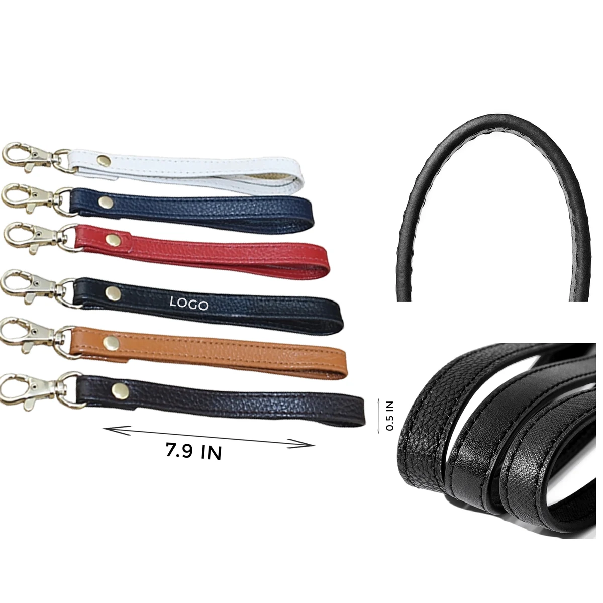 MOQ 10 PCS Versatile Leatherette Key Ring 1