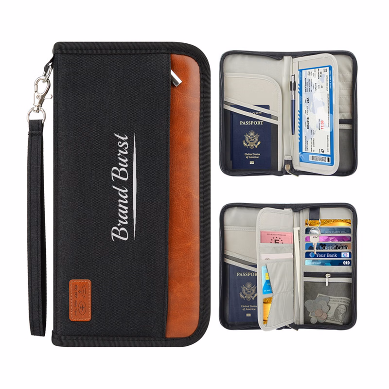 RFID Passport Wallet Bag