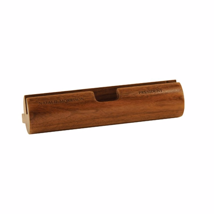 Walnut iPad Holder with Laser Engraving