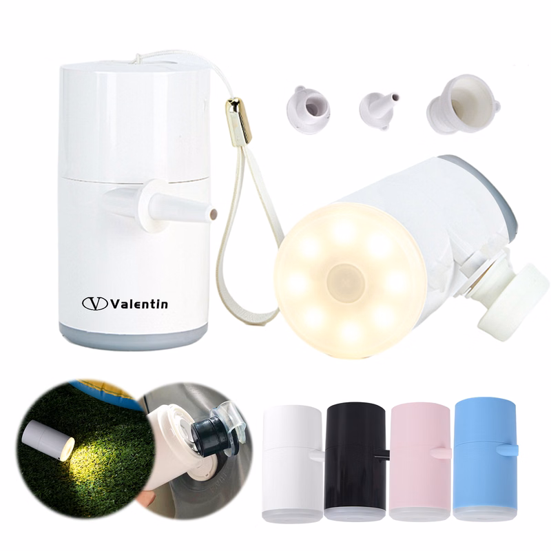 Mini Rechargeable Air Pump With Light