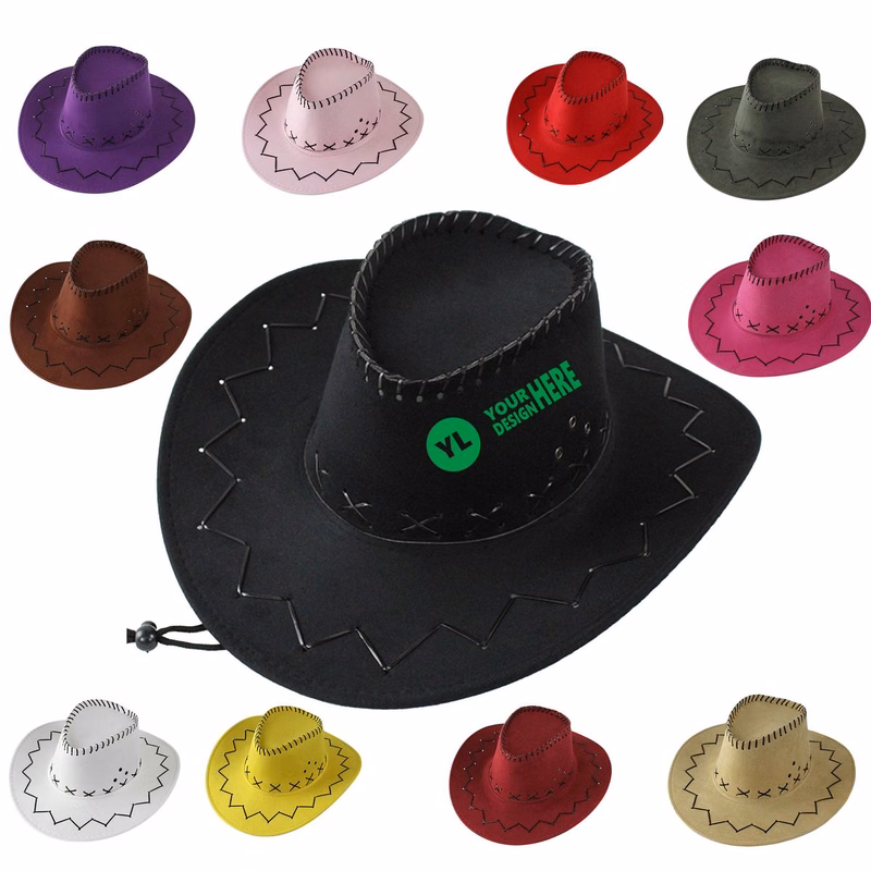Patterned Summer Western Cowboy Hat