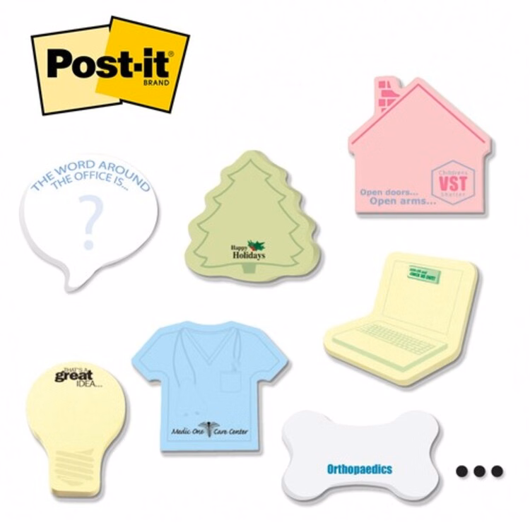 Post-it® Custom Printed Notes Shapes — Large - 25 sheet