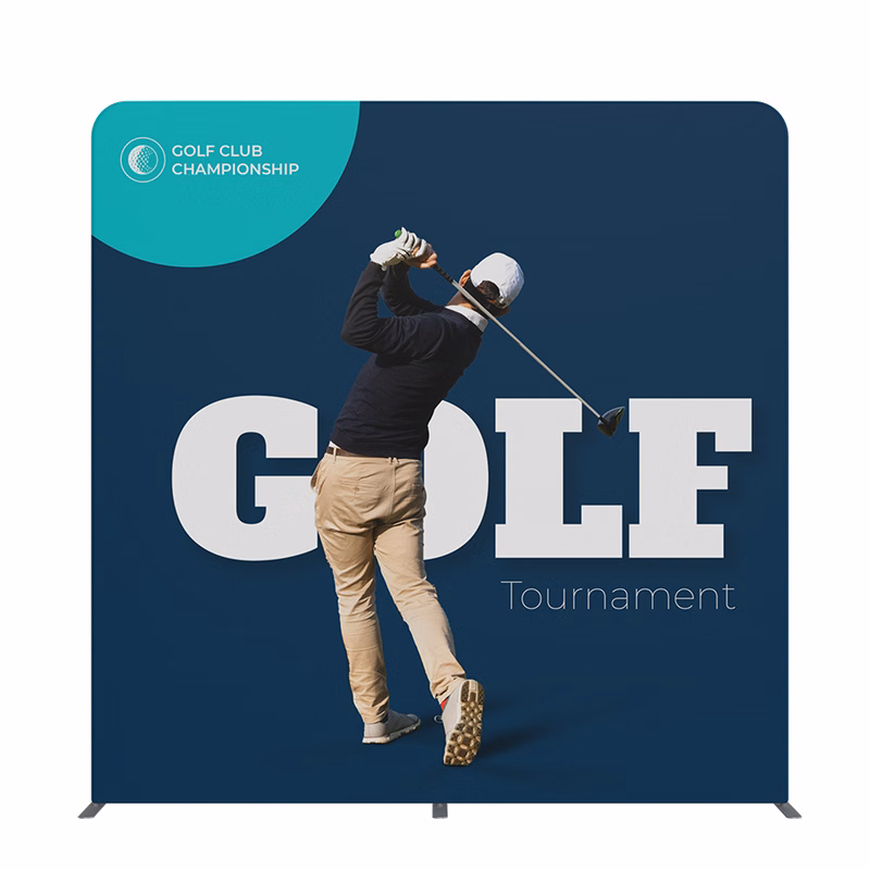 10'w x 10'h Xtra Tall Xpress Straight Display Wall Full Kit - 1 Side Imprint
