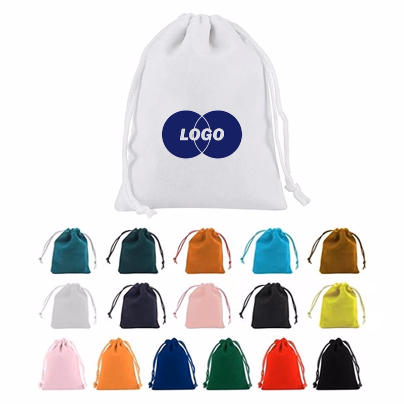 Portable Soft Mini Drawstring Jewelry Gift Bag