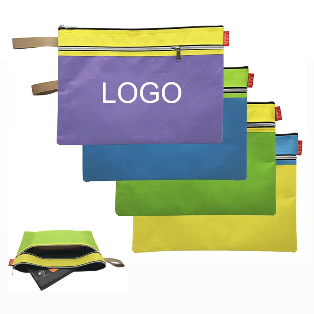 A4 Zipper File Bag Pouch with Handle 1