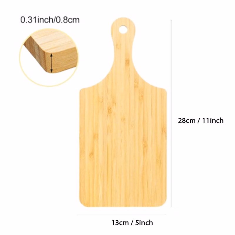11x5 inch Wood Chopping Board w/ Handle