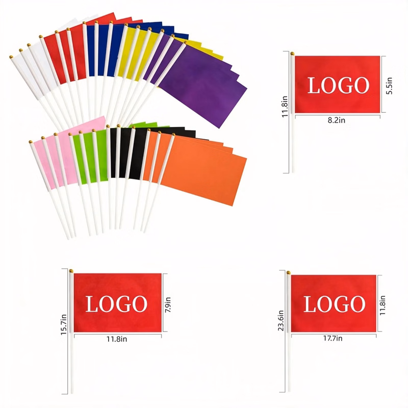 Custom Handheld Flag-Full Color
