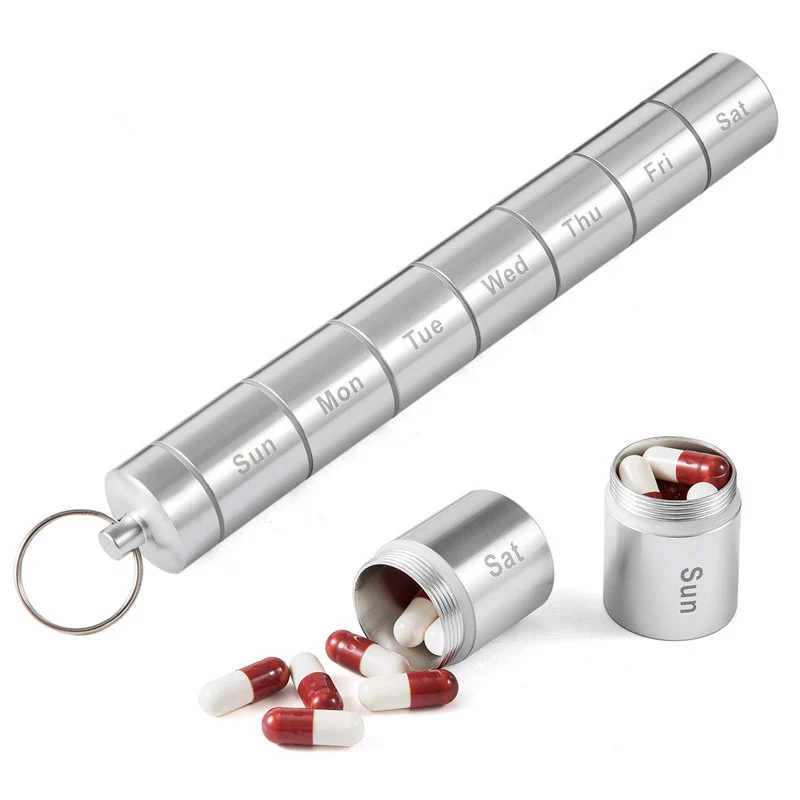 7-Day Metal Pill Box 1