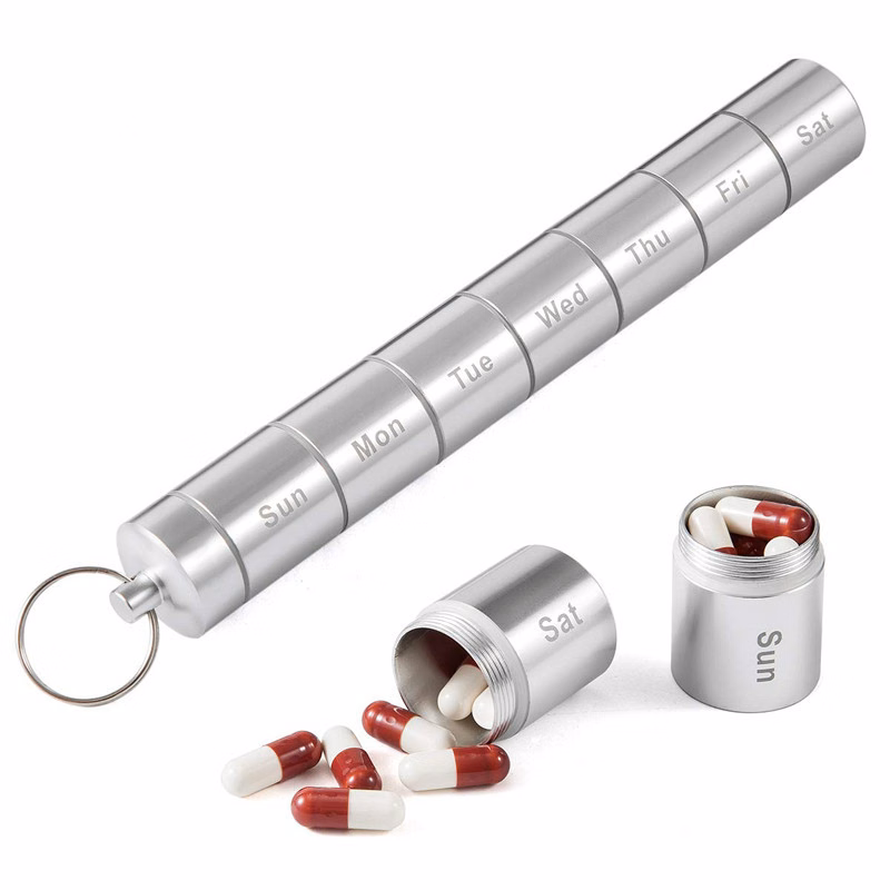 7-Day Metal Pill Box