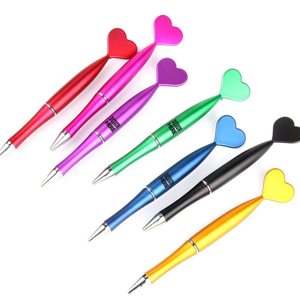 Customizable Promotional Gift Heart-Shaped Ballpoint Pen 1