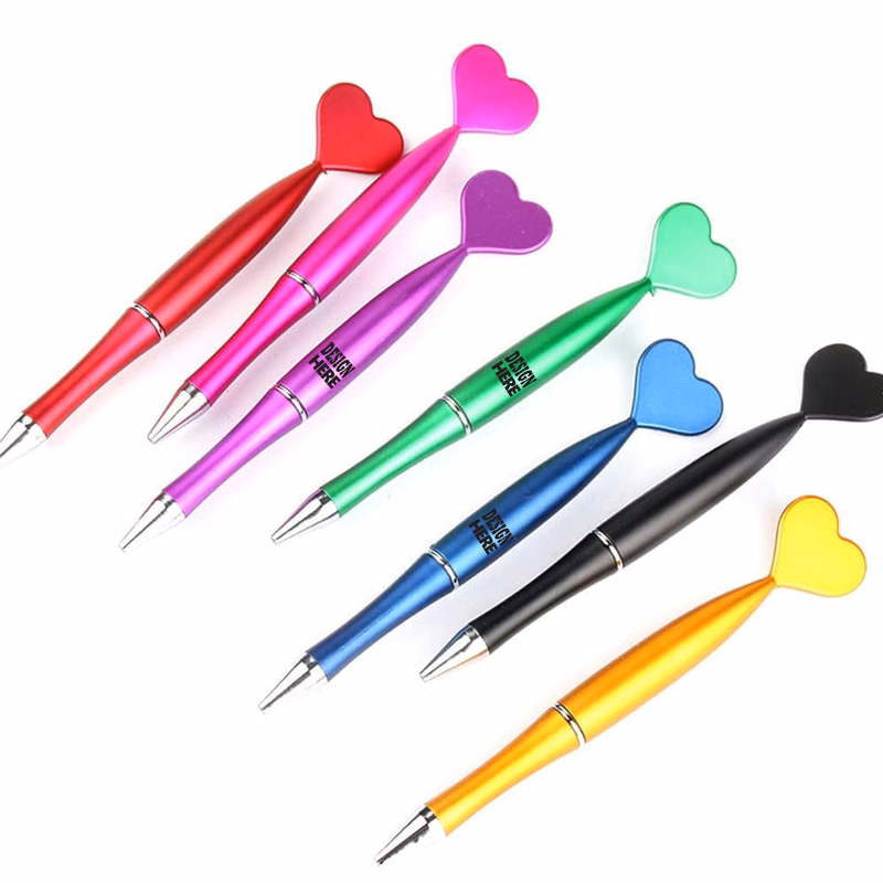 Customizable Promotional Gift Heart-Shaped Ballpoint Pen