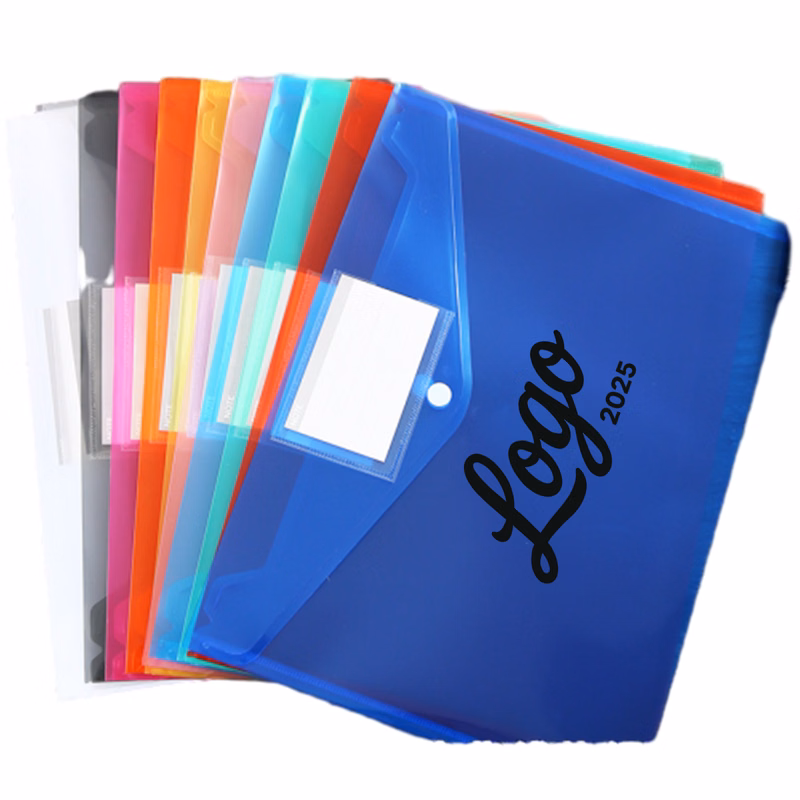 Waterproof And Durable Multi-Color Plastic Folder