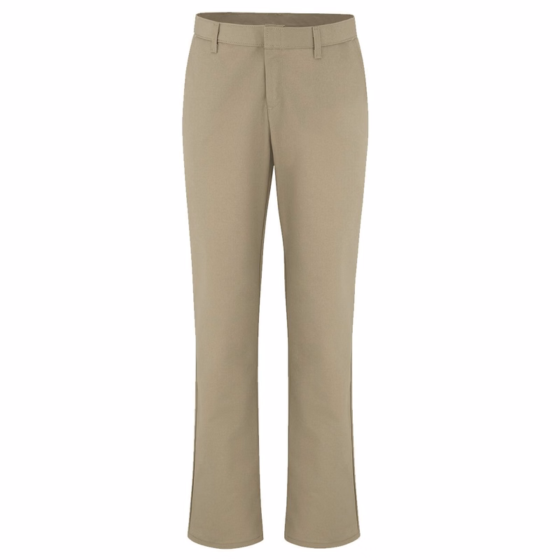 Women's Extended Sizes Industrial Flat Front Pants - FP92EXT