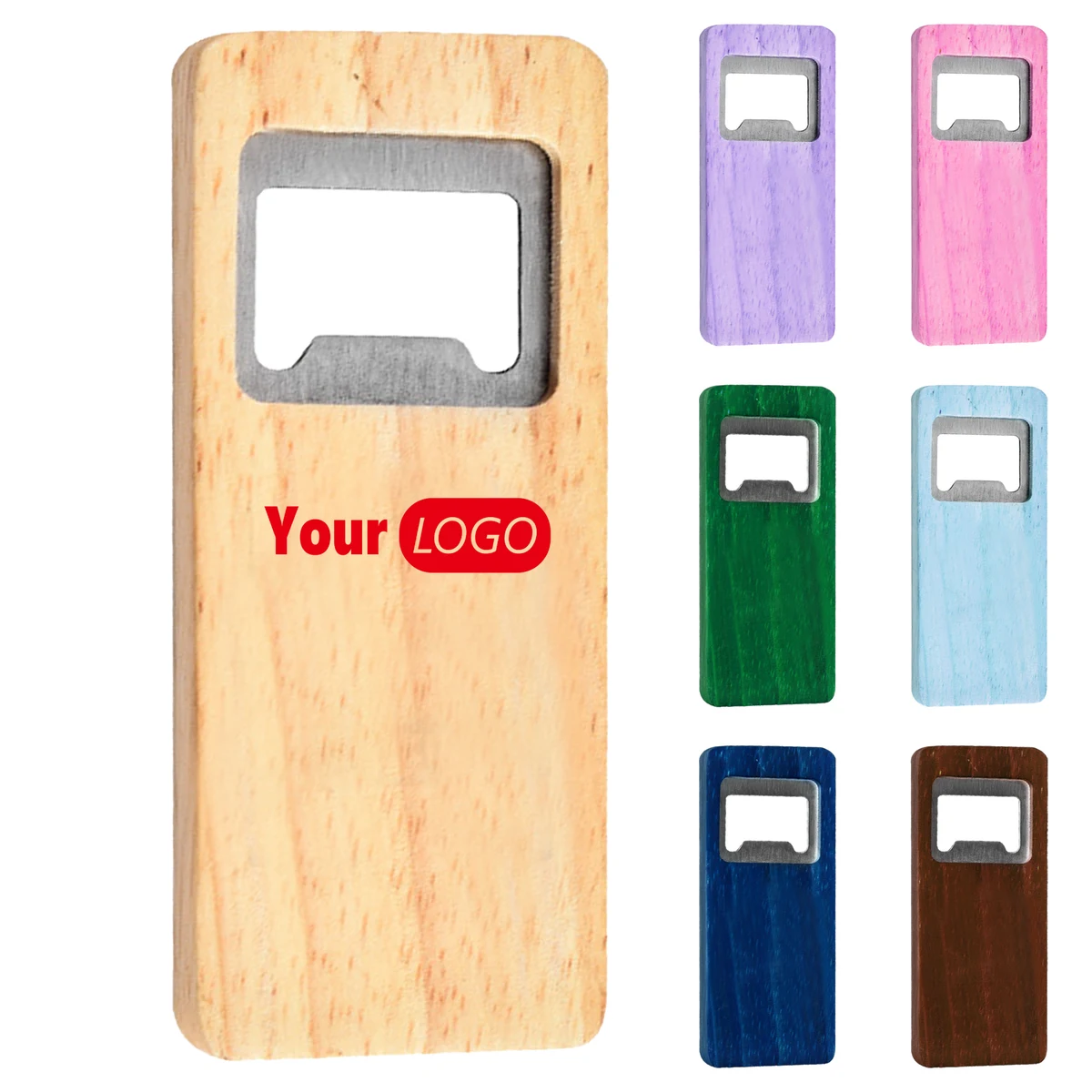 Wood Portable Flat Opener With Logo Option 1