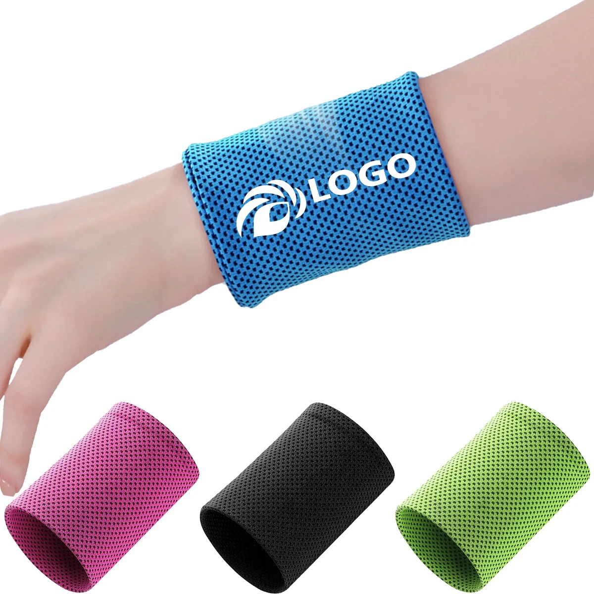 MOQ50 Cooling Sport Sweat Absorbing Wristband 1
