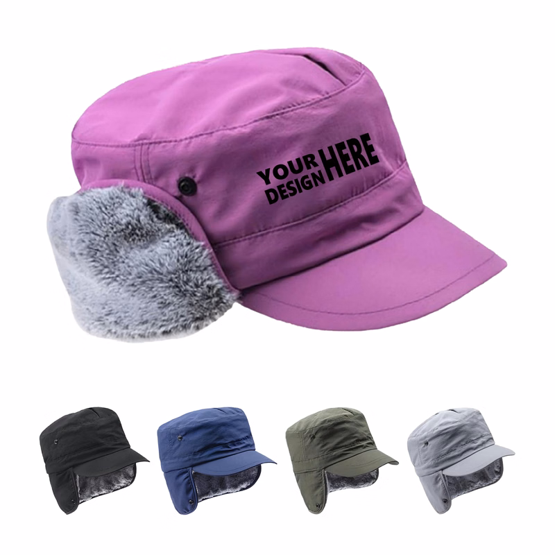 Ear Protection Fleece-Lined Windproof Warm Hat