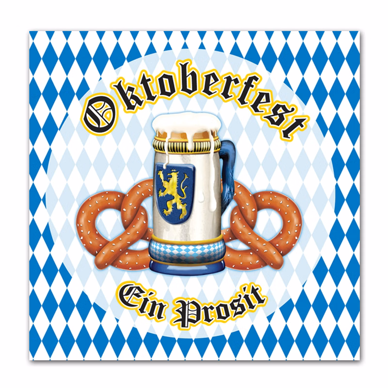 Oktoberfest Ein Prosit Luncheon Napkins