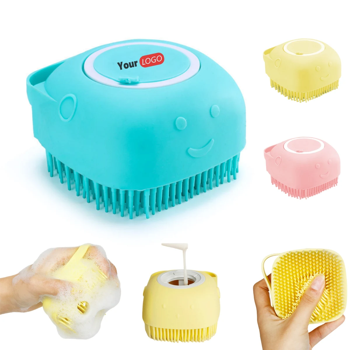 Silicone Pet Bath Brush 1