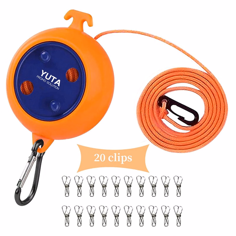 Portable Travel 26Ft Clothesline Cord
