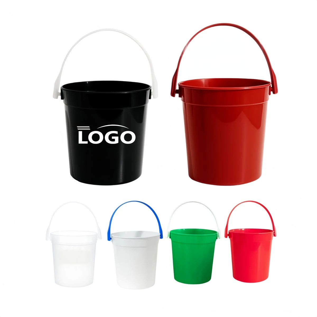 MOQ10 32oz Plastic Buckets with Handle 1