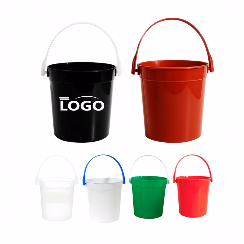 MOQ10 32oz Plastic Buckets with Handle