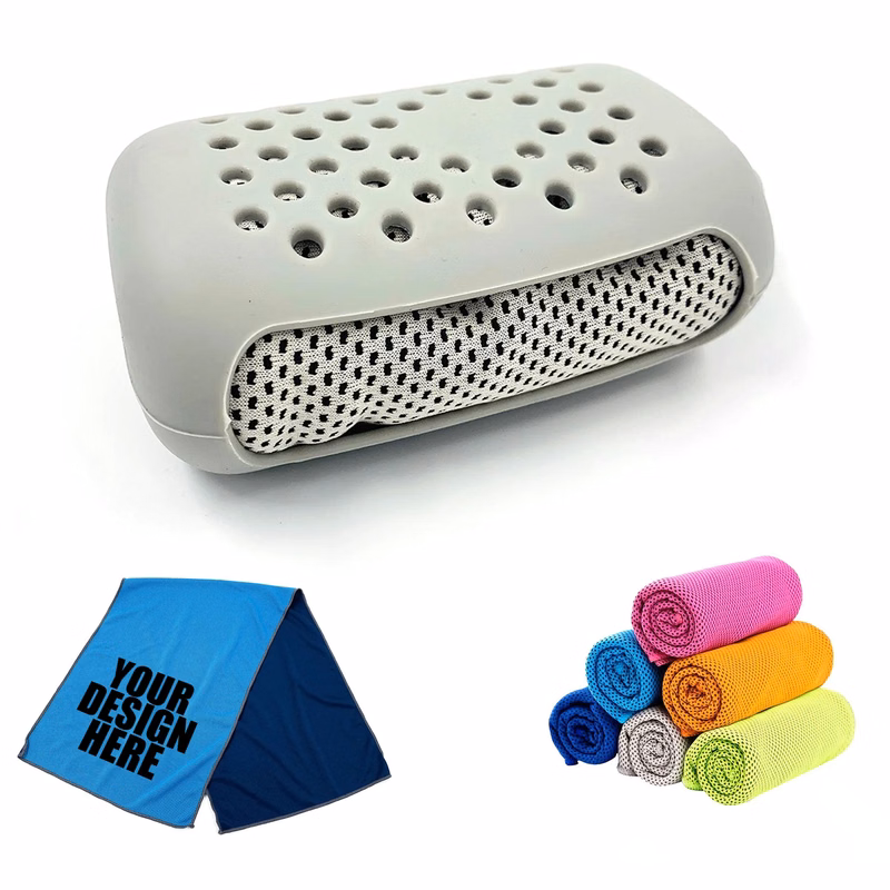 Cooler Towel with Silicone Case